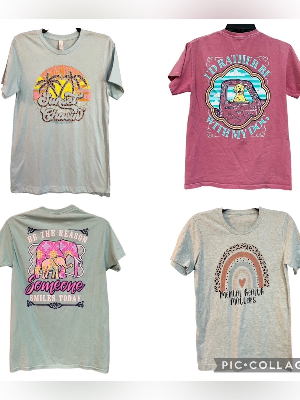 Women’s size Small Short Sleeve Graphic T-shirt Summer Bundle ALL NWOT!!